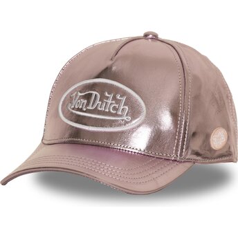 Sapkák ívelt rózsaszín állítható SHINR Von Dutch