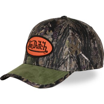 Sapkák ívelt zöld snapback REKA01 Von Dutch