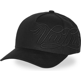 Sapkák ívelt fekete snapback CHI04 Von Dutch