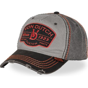 Sapkák ívelt szürke állítható RETRO16 Von Dutch