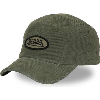 Sapkák ívelt 5 panel zöld állítható C5P VEL03 Von Dutch