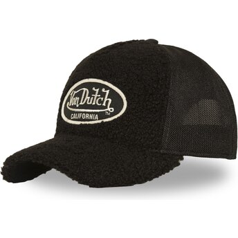 Sapkák ívelt fekete snapback SHER NR Von Dutch