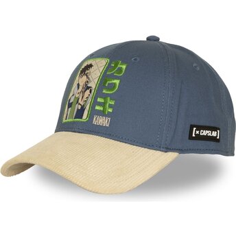 Sapkák ívelt kék snapback BOR KAW Kawaki Uzumaki Boruto Capslab