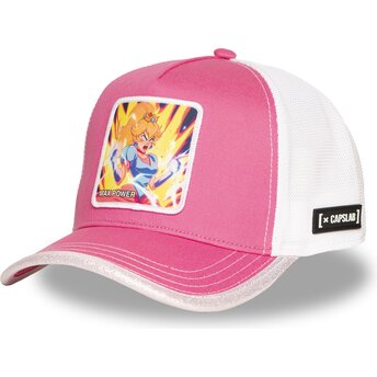 Sapkák ívelt rózsaszín snapback PRI7 Max Power Bros. Peach hercegnő Super Mario Bros. Capslab