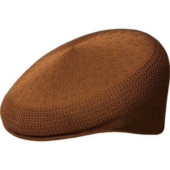 Svájci sapkák barna Tropic 504 Ventair Cognac Kangol