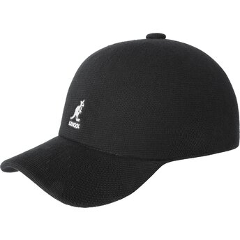 Sapkák ívelt fekete állítható Bamboo Adj Spacecap Kangol