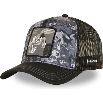 Sapkák ívelt fekete snapback LOO14 DUO Tapsi Hapsi és...