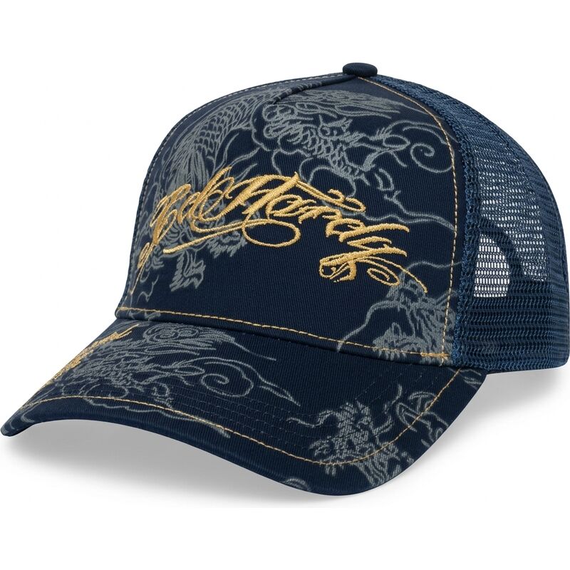 sapkak-ivelt-sotetkek-snapback-outline-dragons-ed-hardy