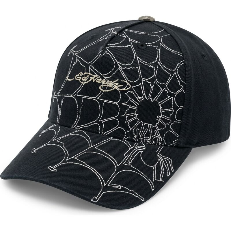 sapkak-ivelt-fekete-allithato-spiderweb-ed-hardy