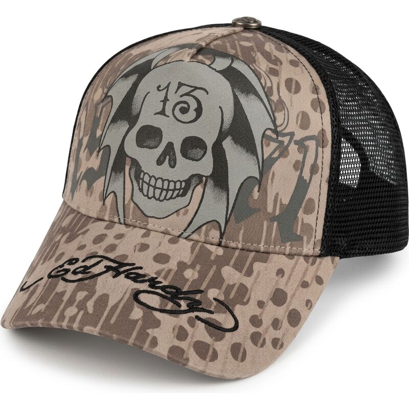 sapkak-ivelt-szurke-snapback-13-skull-ed-hardy