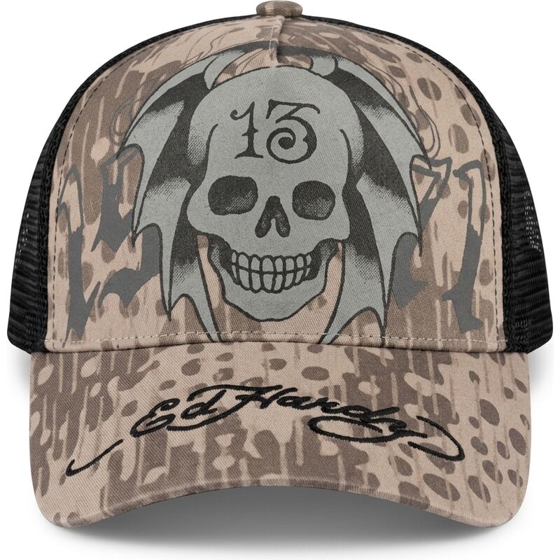 sapkak-ivelt-szurke-snapback-13-skull-ed-hardy