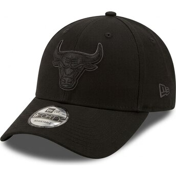 Sapkák ívelt fekete állítható 9FORTY Team Outline Chicago Bulls NBA New Era