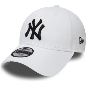 Sapkák ívelt fehér állítható gyereknek 9FORTY League Essential New York Yankees MLB New Era