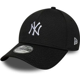 Sapkák ívelt fekete illesztett 39THIRTY Stretch Mesh New York Yankees MLB New Era
