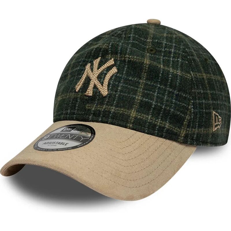 sapkak-ivelt-zold-allithato-9twenty-mix-check-new-york-yankees-mlb-new-era