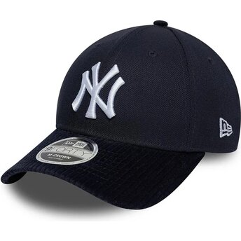 Sapkák ívelt sötétkék snapback 9FORTY M-Crown Cord Visor New York Yankees MLB New Era