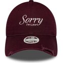 sapkak-ivelt-piros-allithato-9twenty-slogan-sorry-i-m-late-new-era
