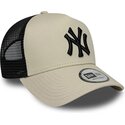 sapkak-ivelt-bezs-snapback-a-frame-league-essential-new-york-yankees-mlb-new-era