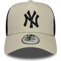 sapkak-ivelt-bezs-snapback-a-frame-league-essential-new-york-yankees-mlb-new-era