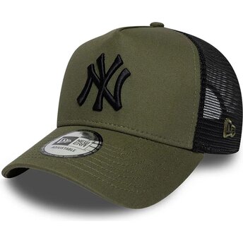 Sapkák ívelt zöld snapback A Frame League Essential New York Yankees MLB New Era