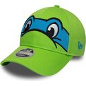 sapkak-ivelt-zold-snapback-gyereknek-9forty-m-crown-face-leonardo-tortugas-ninja-new-era