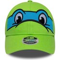 sapkak-ivelt-zold-snapback-gyereknek-9forty-m-crown-face-leonardo-tortugas-ninja-new-era