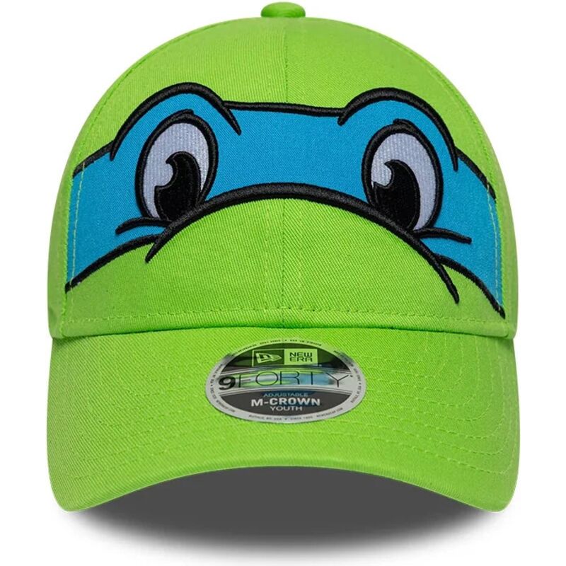 sapkak-ivelt-zold-snapback-gyereknek-9forty-m-crown-face-leonardo-tortugas-ninja-new-era