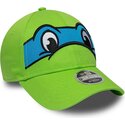 sapkak-ivelt-zold-snapback-gyereknek-9forty-m-crown-face-leonardo-tortugas-ninja-new-era