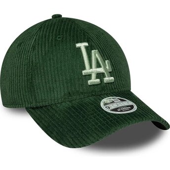 Sapkák ívelt zöld snapback 9FORTY M-Crown Chunky Cord Los Angeles Dodgers MLB New Era