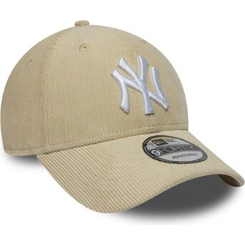 Sapkák ívelt bézs snapback 9FORTY Entry Cord New York Yankees MLB New Era