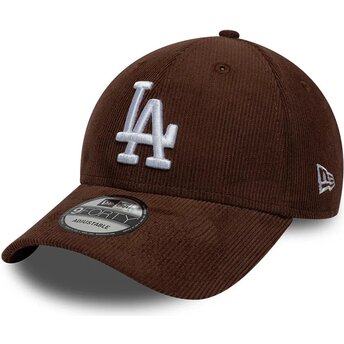 Sapkák ívelt barna snapback 9FORTY Entry Cord Los Angeles Dodgers MLB New Era