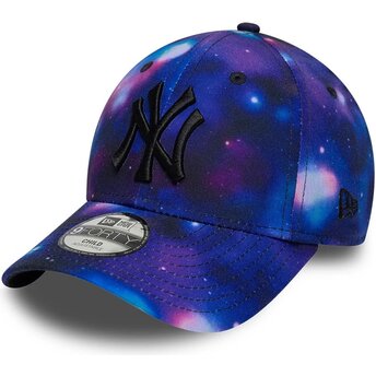 Sapkák ívelt többszínű snapback gyereknek 9FORTY All Over Print Space New York Yankees MLB New Era