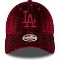 sapkak-ivelt-piros-allithato-9forty-velour-los-angeles-dodgers-mlb-new-era