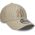 sapkak-ivelt-bezs-allithato-9forty-pu-weave-new-york-yankees-mlb-new-era