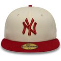 sapkak-lapos-bezs-illesztett-59fifty-league-essential-new-york-yankees-mlb-new-era