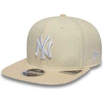 Sapkák lapos bézs snapback 9FIFTY Cord Visor New York Yankees MLB New Era
