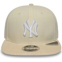 sapkak-lapos-bezs-snapback-9fifty-cord-visor-new-york-yankees-mlb-new-era