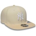 sapkak-lapos-bezs-snapback-9fifty-cord-visor-new-york-yankees-mlb-new-era