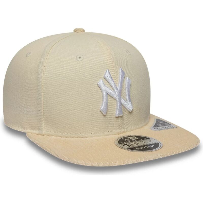sapkak-lapos-bezs-snapback-9fifty-cord-visor-new-york-yankees-mlb-new-era