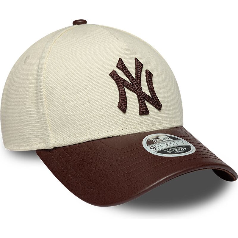 sapkak-ivelt-bezs-allithato-9forty-m-crown-fabric-mix-new-york-yankees-mlb-new-era