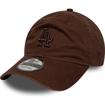 Sapkák ívelt barna állítható 9TWENTY Washed Midi Los Angeles Dodgers MLB New Era