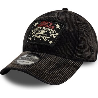 Sapkák ívelt fekete állítható 9TWENTY Patch Acid Cord Hot Rods New Era