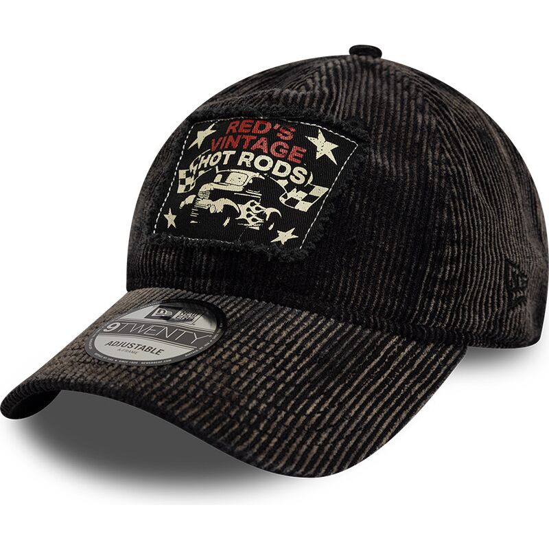 sapkak-ivelt-fekete-allithato-9twenty-patch-acid-cord-hot-rods-new-era