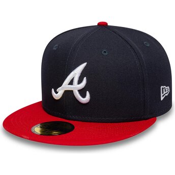 Sapkák lapos sötétkék illesztett 59FIFTY AC Perf Atlanta Braves MLB New Era