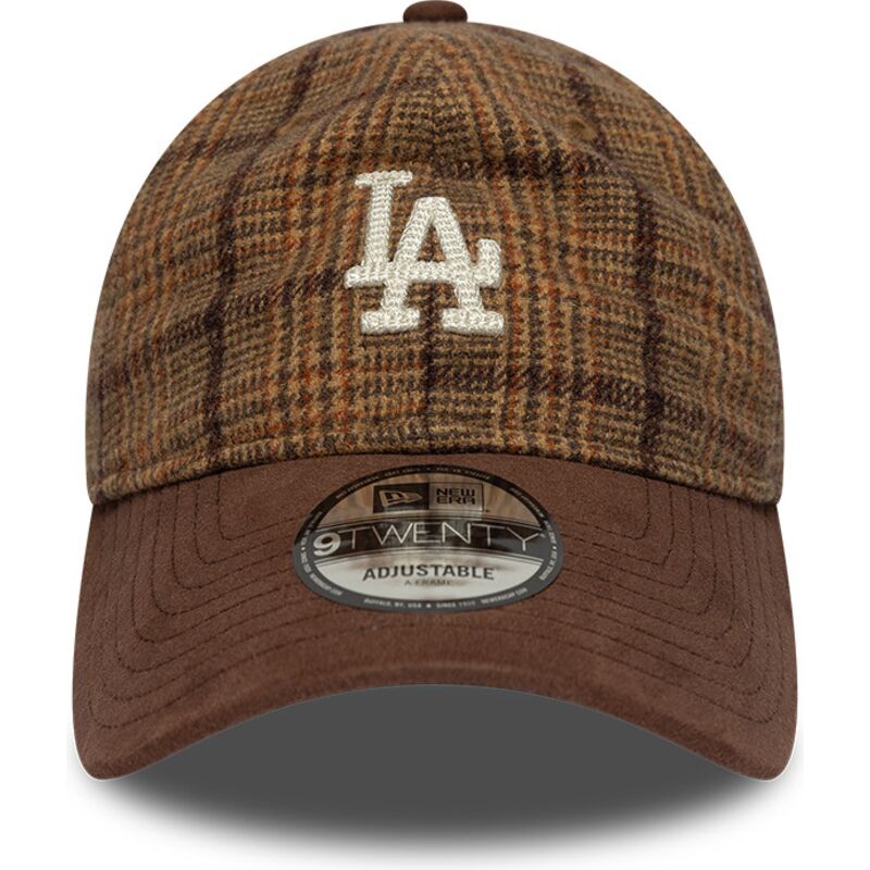 sapkak-ivelt-barna-allithato-9twenty-mix-check-los-angeles-dodgers-mlb-new-era