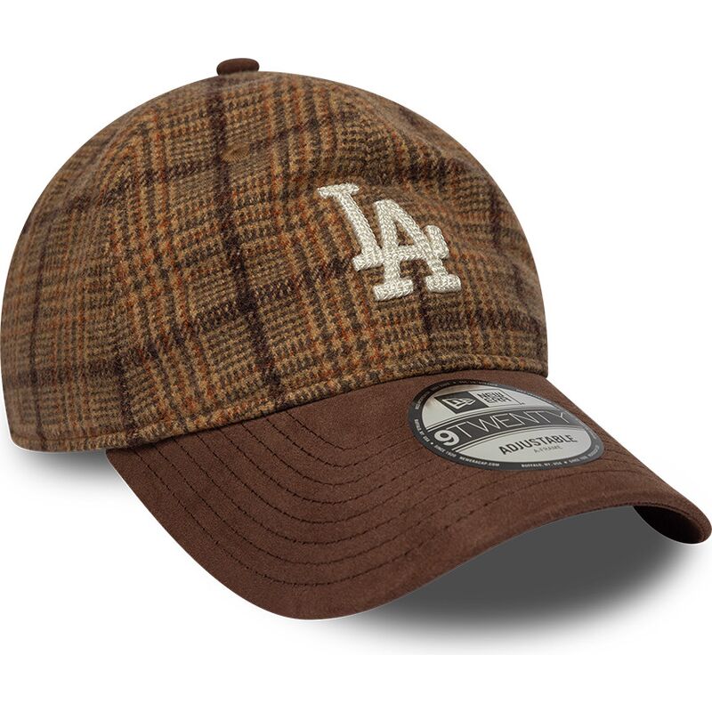 sapkak-ivelt-barna-allithato-9twenty-mix-check-los-angeles-dodgers-mlb-new-era