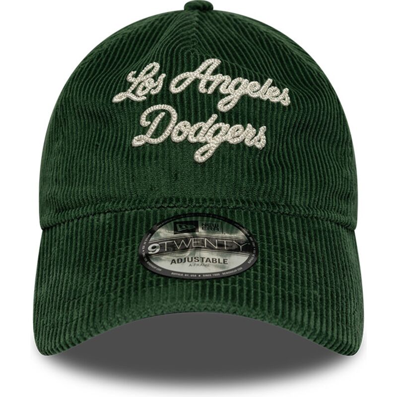 sapkak-ivelt-zold-allithato-9twenty-a-frame-cord-script-los-angeles-dodgers-mlb-new-era