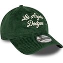 sapkak-ivelt-zold-allithato-9twenty-a-frame-cord-script-los-angeles-dodgers-mlb-new-era