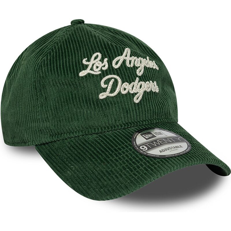 sapkak-ivelt-zold-allithato-9twenty-a-frame-cord-script-los-angeles-dodgers-mlb-new-era