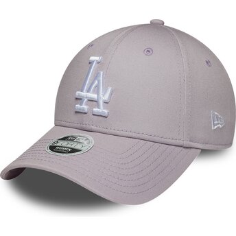 Sapkák ívelt lila állítható 9FORTY League Essential Los Angeles Dodgers MLB New Era